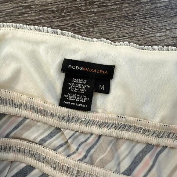 BCBGMAXAZRIA striped midi dress - Picture 6 of 6